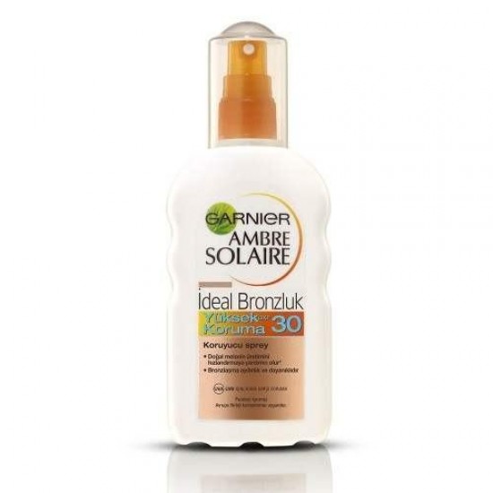 Garnier Ambre Solaire İdeal Bronzluk Güneş Koruyucu Sprey GKF 30 200 ML Garnier Ambre Solaire İdeal Bronzluk Güneş Koruyucu Sprey GKF 30 200 ML