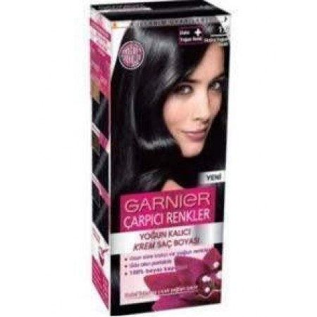 Garnier Çarpıcı Renkler Saç Boyası No 1.0 Ekstra Yoğun Siyah