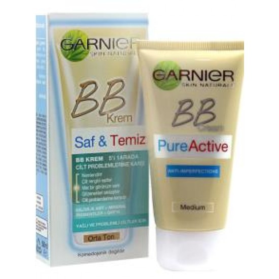 Garnıer Skın Naturals Saf Temiz BB Krem Orta ton 50 ML