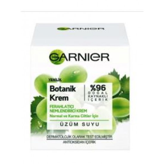 Garnier Üzüm Suyu Botanik Ferahlatıcı Nemlendirici Krem 50 ML