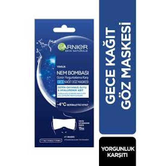 Garnier Yorgunluk Karşıtı Kağıt Gece Göz Maskesi