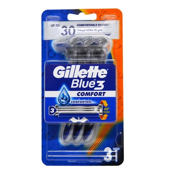 Gillette Blue3 Comfort Kullan At Tıraş Bıçağı 3Lü