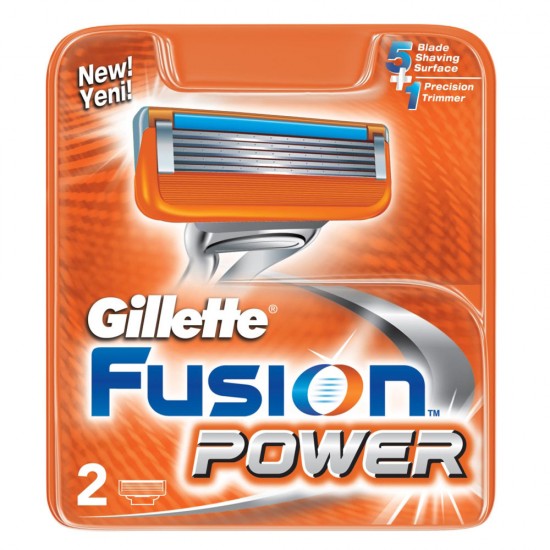 Gillette Fusion Power Yedek Tıraş Bıçağı 2 Li