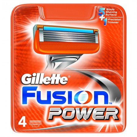Gillette Fusion Power Yedek Tıraş Bıçağı 4 Lü