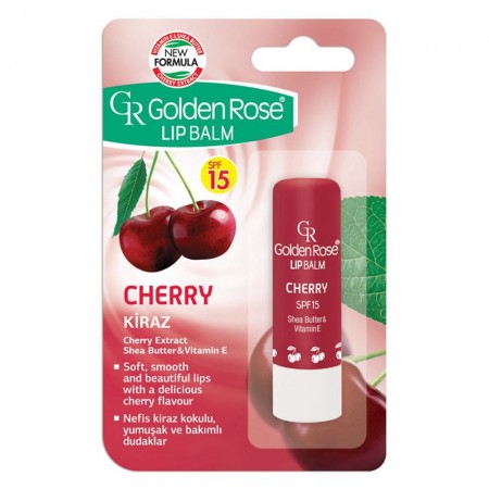 Golden Rose Lip Balm Cherry Kiraz Spf 15