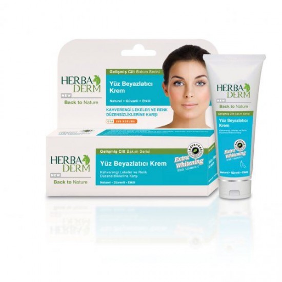 Herbaderm Yüz Beyazlatıcı Leke Kremi 60 ML