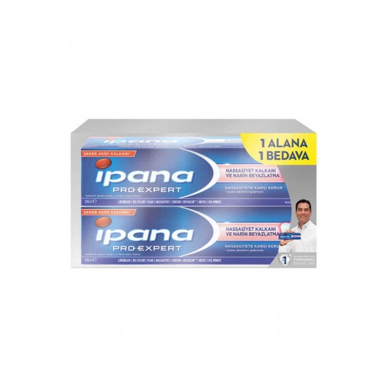 Ipana Pro-Expert Diş Macunu Hassas Beyazlık 100 ML 2 Li