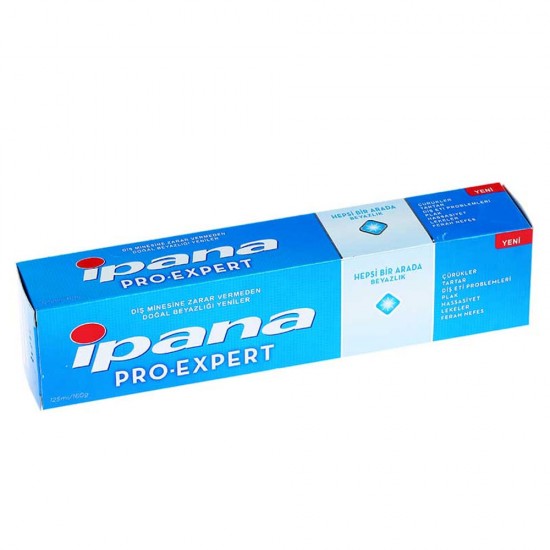 İpana Pro-Expert Hepsi Bir Arada Ekstra Beyazlık Diş Macunu 100 ML