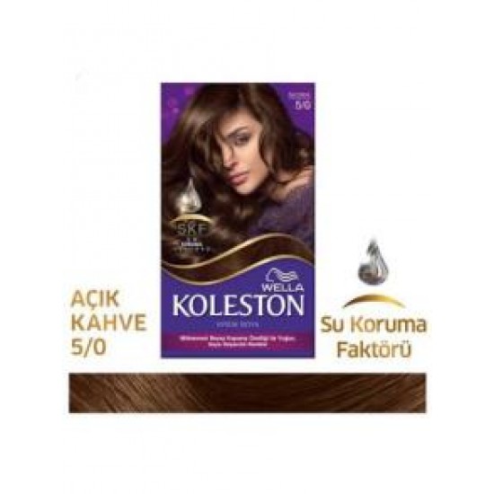 Koleston Saç Boyası 5/0 Açık Kahve