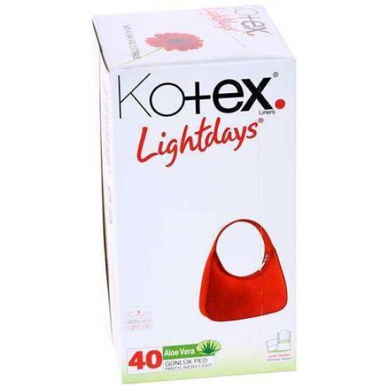 Kotex Lightdays Aloe Vera 40 Lı