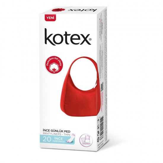Kotex Lightdays Günlük Ped Parfümsüz İnce 20 Li