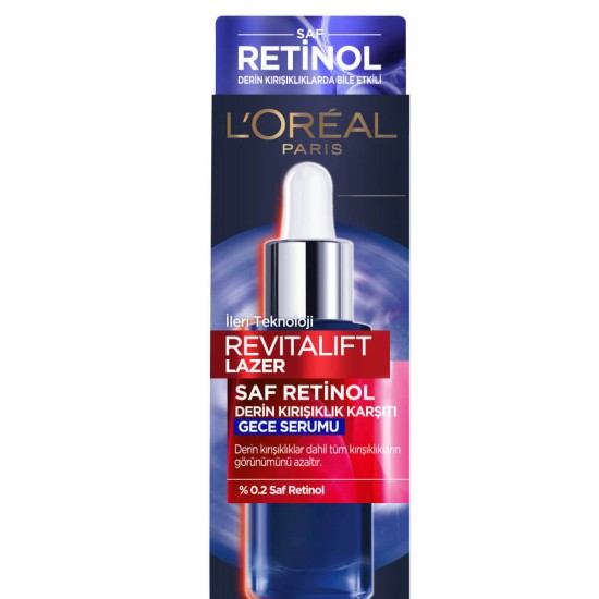LOréal Paris Revitalift Lazer Saf Retinol Gece Serumu 30 Ml