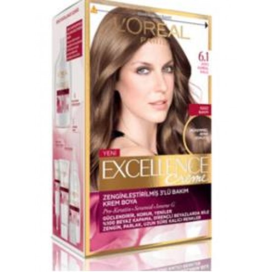 Loreal Excellence Saç Boyası 6.1 Koyu Kumral Küllü
