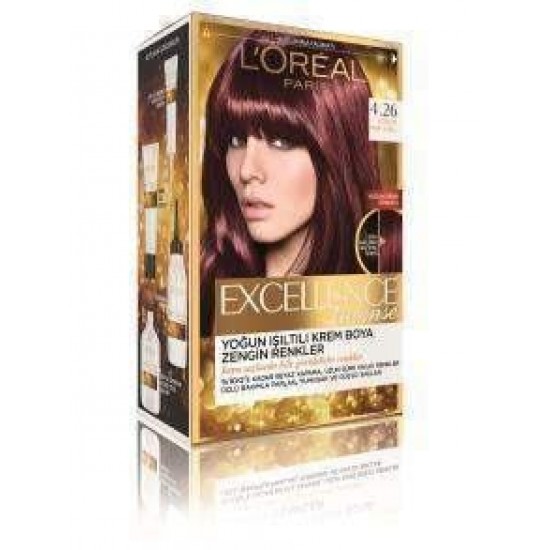 Loreal Excellence Saç Boyası Intense 4.26 Yoğun Mor Kızıl