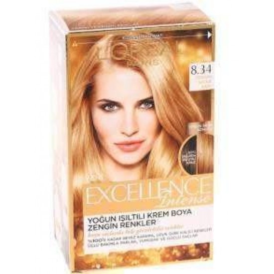 Loreal Excellence Saç Boyası Intense 8.34 Sıcak Sarı