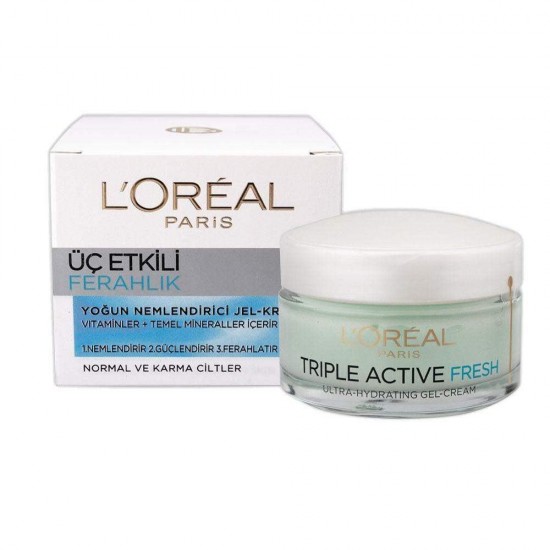 Loreal Paris 3 Etkili Günlük Bakım Kremi Normal Ve Karma Ciltler 50 ML