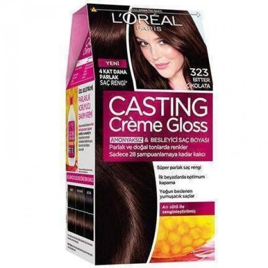 Loreal Paris Casting Creme Gloss Saç Boyası 323 Bitter Çikolata