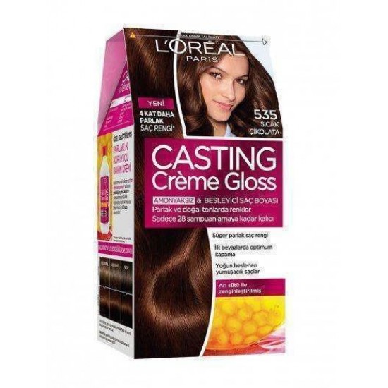 Loreal Paris Casting Creme Gloss Saç Boyası 535 Çikolatalı Kahve