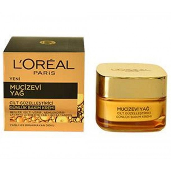 Loreal Paris Mucizevi Yağ Cilt Güzelleştirici Günlük Bakım Kremi 50 ML Loreal Paris Mucizevi Yağ Cilt Güzelleştirici Günlük Bakım Kremi 50 ML
