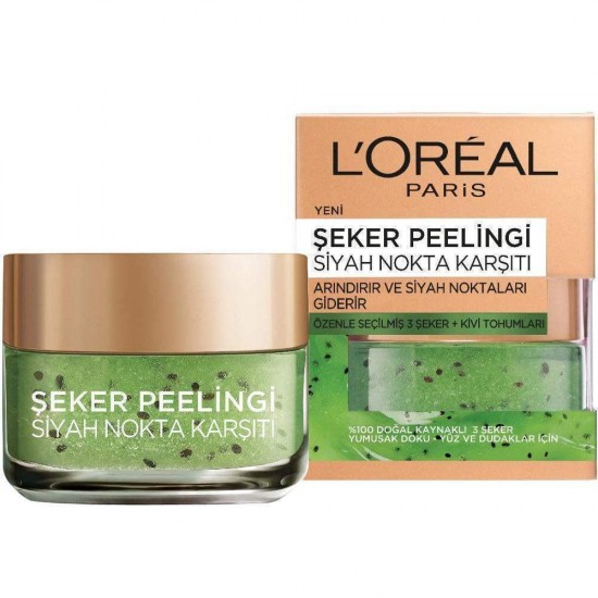 Loreal Paris Şeker Peelingi Siyah Nokta Karşıtı 50 ML