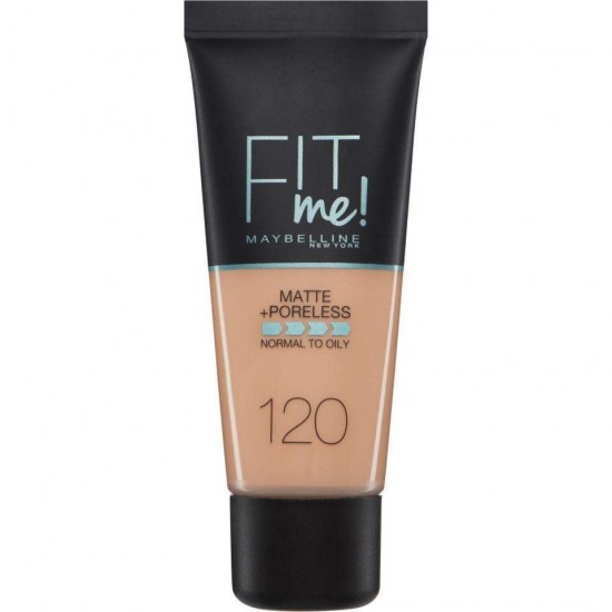 Maybelline Fit Me Matte Plus Poreless Fondöten 120 Classic Ivory