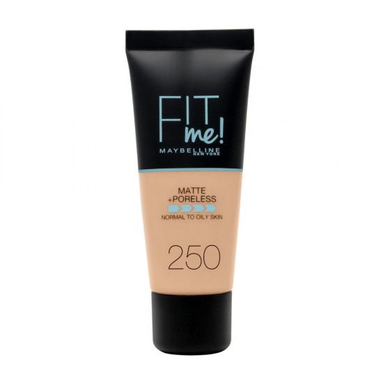 Maybelline Fit Me Matte Poreless Fondöten 250 Sun Beige