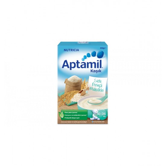 Milupa Aptamil Sütlü Pirinçli Muhallebi Kaşık Maması 250 gr