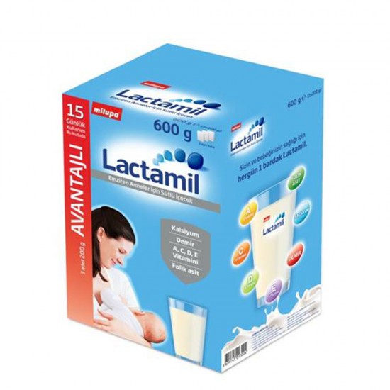 Milupa Lactamil Emziren Anneler İçin Sütlü İçecek 600 gr