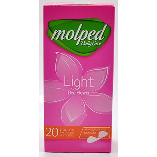 Molped Günlük Ped Light Deo Flower 20 Li