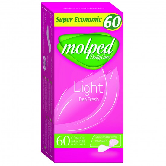 Molped Günlük Ped Light Deo Fresh 60 Lı