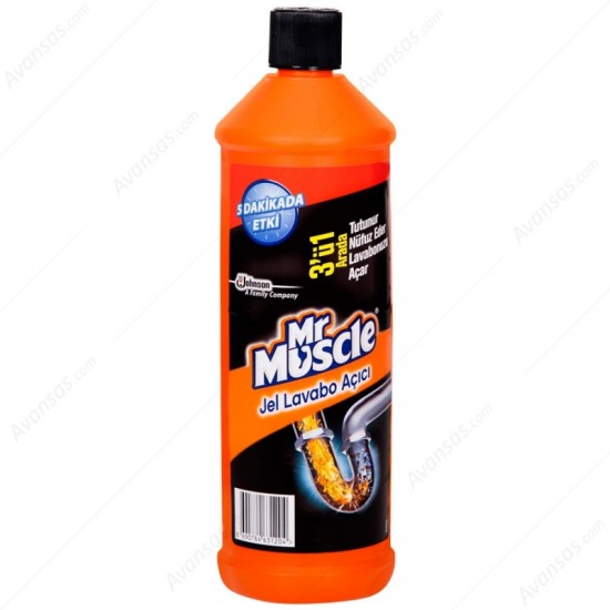 Mr Muscle Lavabo Açıcı Jel 1000 ML