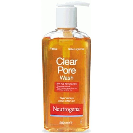 Neutrogena Clear Pore Wash Yüz Yıkama Jeli 200 ML