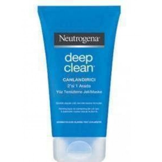 Neutrogena Deep Clean 2si1 Arada Yüz Temizleme Jel Maske 150 ML