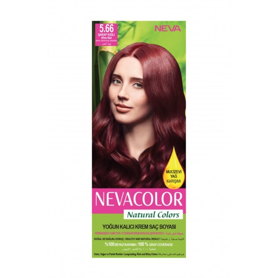 NEVACOLOR NATURAL BOYA  5.66 ŞARAP KIZILI