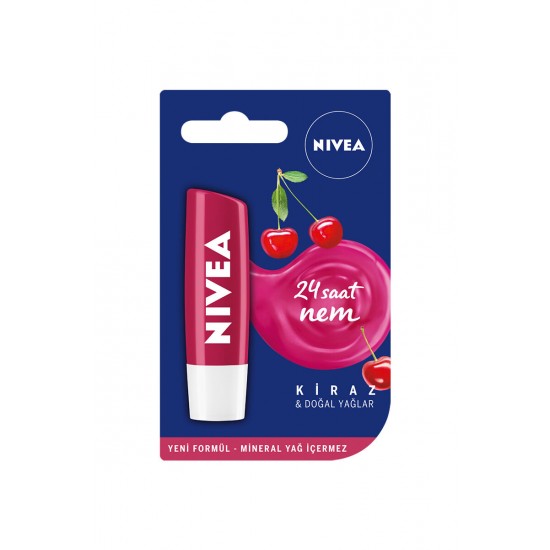 Nivea Lip Care Kiraz İçerikli Dudak Bakım Kremi 4,8 gr