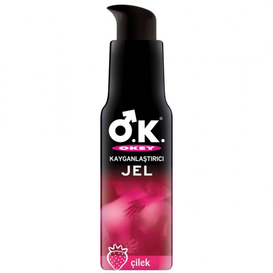 Okey Çilek Aromalı Kayganlaştırıcı Jel 100 ML