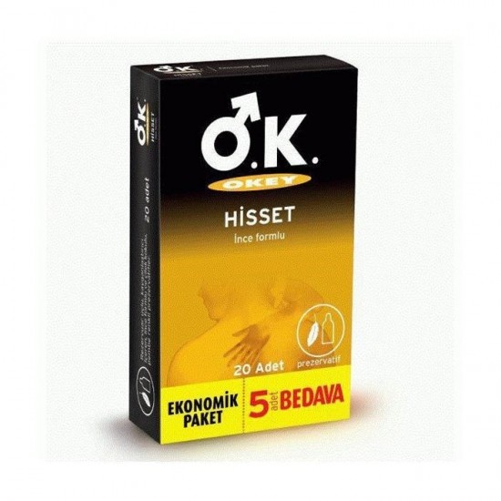 Okey Prezervatif Hisset 20 Li