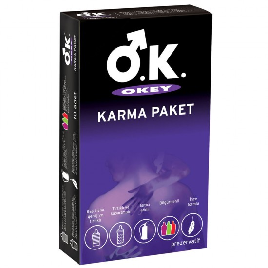 Okey Prezervatif Karma 10 Lu