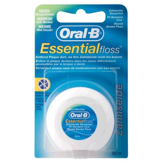 Oral-B Diş İpi Essential Floss Naneli 50 M