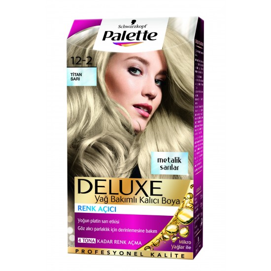 Palette Deluxe 12-2Küllü Sarı Saç Boyası