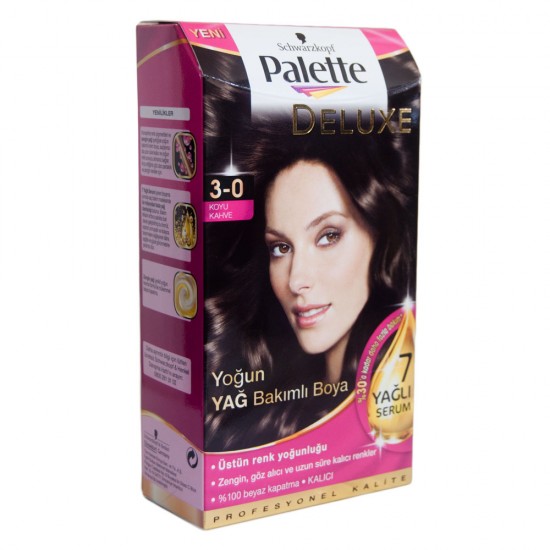 Palette Deluxe 3-0 Koyu Kahve Saç Boyası