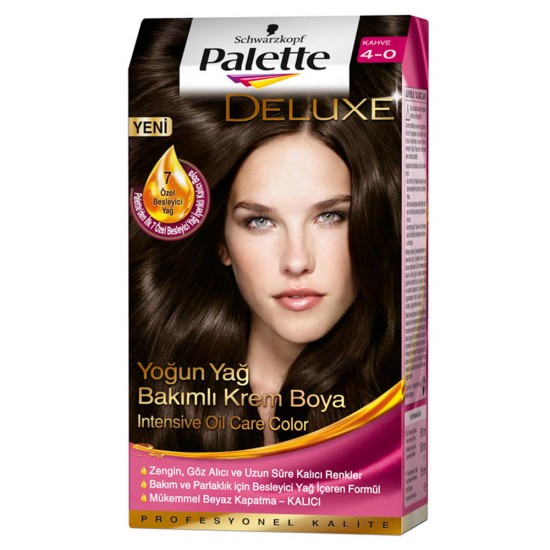 Palette Deluxe 4-0 Kahve Saç Boyası