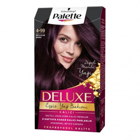 Palette Deluxe 4-99 Patlıcan Moru Saç Boyası