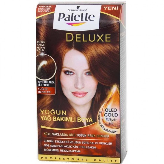 Palette Deluxe 7-57 Tarçın Kahve Saç Boyası