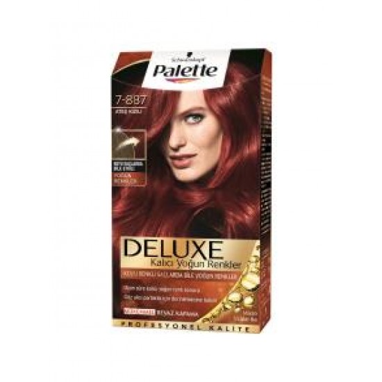 Palette Deluxe 7-887 Ateş Kızılı Saç Boyası