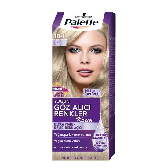 Palette Göz Alıcı Renkler Saç Boyası 10-1 Küllü Açık Sarı