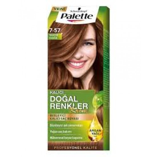Palette Kalıcı Doğal Renkler Saç Boyası 7-57 Tarçın Kahve