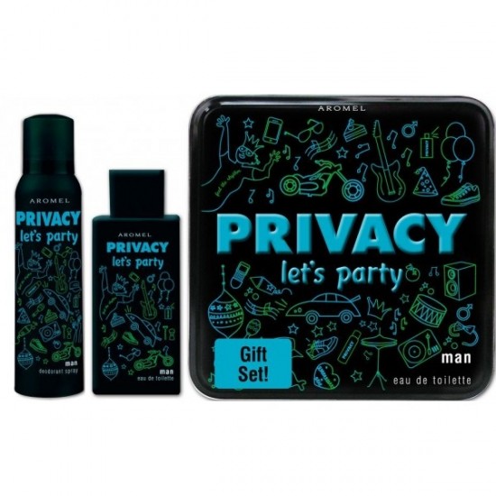 Privacy Lets Parti EDT 100 ML Erkek Parfümü + Deo