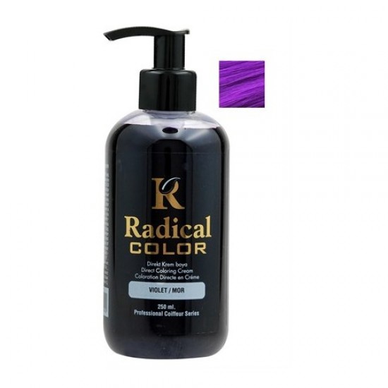 Radical Color Su Bazlı Saç Boyası Mor 250 ML