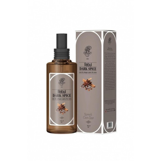 Rebul Dark Spice Cam Şişe Kolonya 270 ML